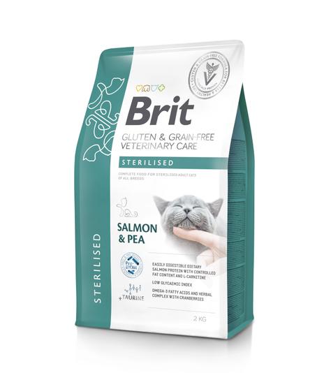 Brit Veterinary Diets Cat GF Sterilised 2kg