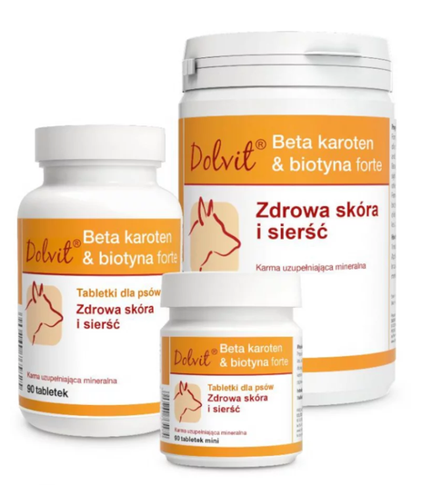 Dolvit Beta karoten & Biotyna Forte 800 g tabletek