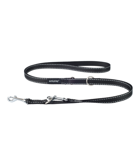 Smycz regulowana 6 in 1 Reflective XL 200/2,5cm