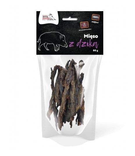 Suszone mięso z dzika 80g