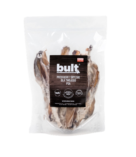 Ucho królicze z futrem 20 szt.