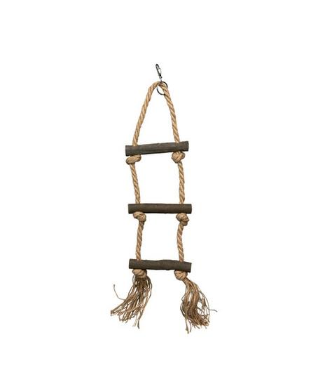 Drabinka linowa - 3 szczeble / 40 cm