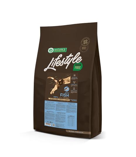 Nature's Protection Lifestyle GF Sterilised Cat White Fish 7kg