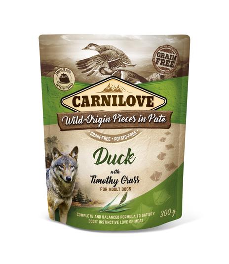 Carnilove Dog Duck & Timothy grass 300g