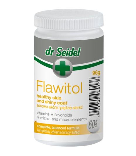 Flawitol zdrowa skóra i piękna sierść - 60 tabletek