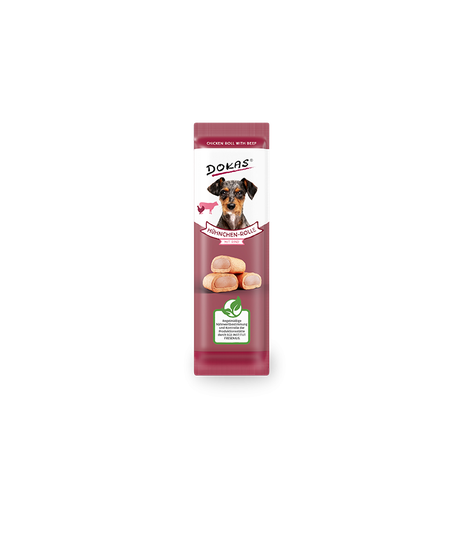 Poduszeczki z kurczakiem i wołowiną 10g