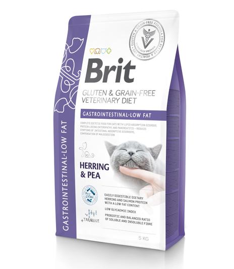Brit Veterinary Diets Cat GF Gastrointestinal - Low Fat 5kg