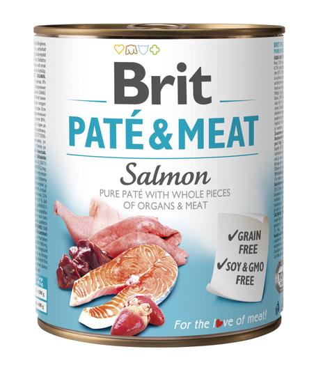 Brit Pate & Meat Salmon 800g