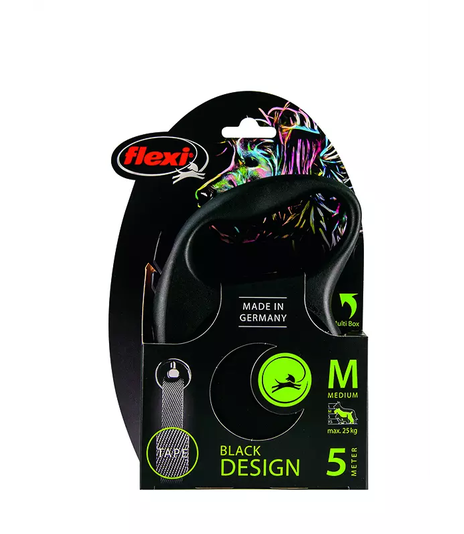 Flexi Black Design M 5m taśma