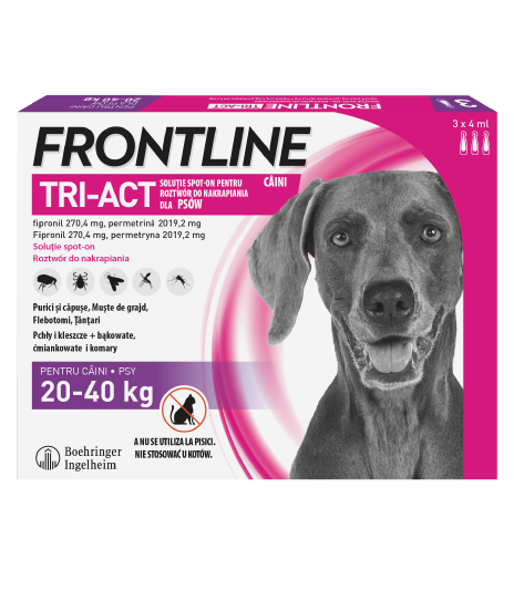 Frontline Krople TRI-ACT dla psów  (20-40kg)