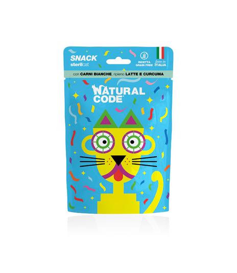 Natural Code Snack Steril Cat with White Meat 60g