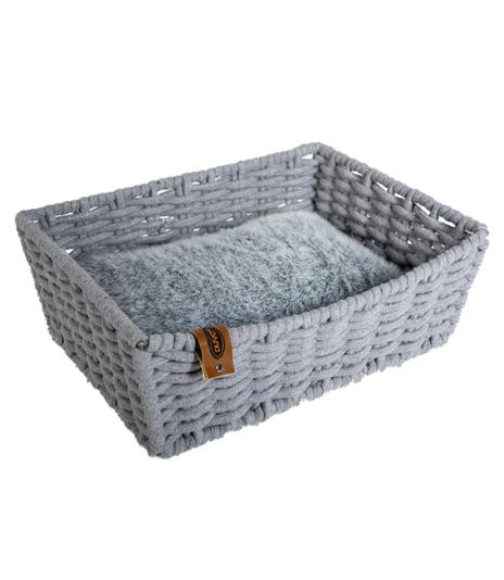 Bawełniany Kosz prostokątny DUVO+ - 45x34x16cm