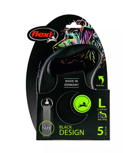 Flexi Black Design L 5m taśma