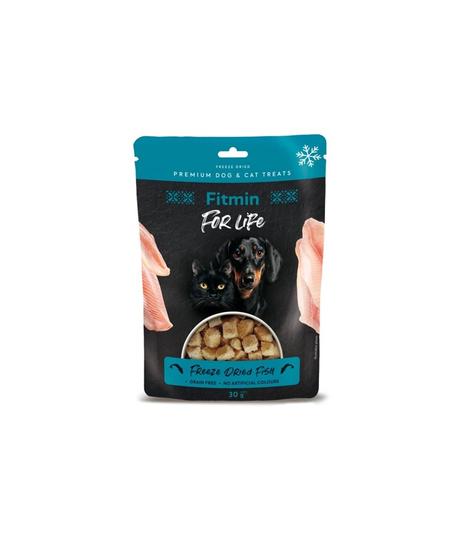 Fitmin For Life Dog & Cat Freeze Dried Fish 30g