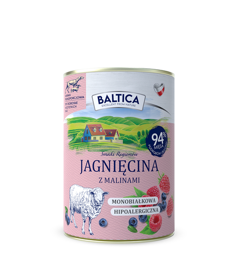 Baltica Jagnięcina z malinami 400g