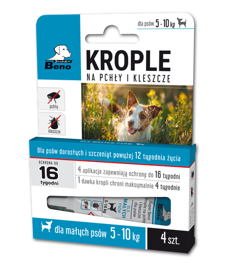 Krople na pchły i kleszcze dla małych psów