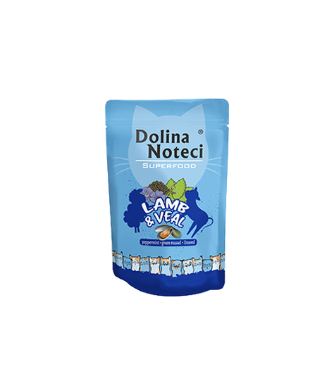 Dolina Noteci Superfood jagnięcina, cielęcina saszetka 85g
