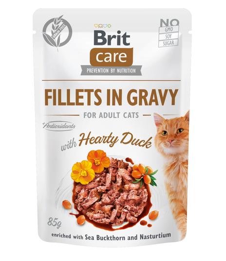Brit Care Cat Fillets in Gravy Duck 85g