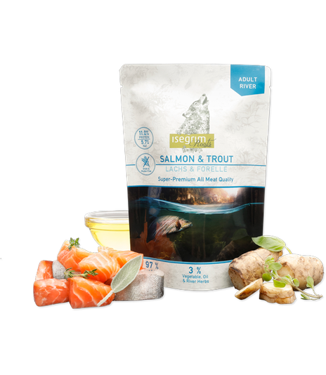 Isegrim Adult River Salmon & Trout 410g