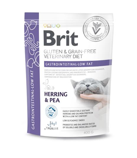 Brit Veterinary Diets Cat GF Gastrointestinal Low Fat 400g