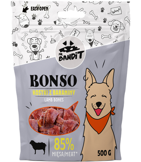 Mr. Bandit Bonso Kostki z baraniny 500g