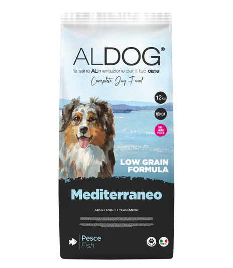 Aldog Low Grain Mediterraneo 12kg