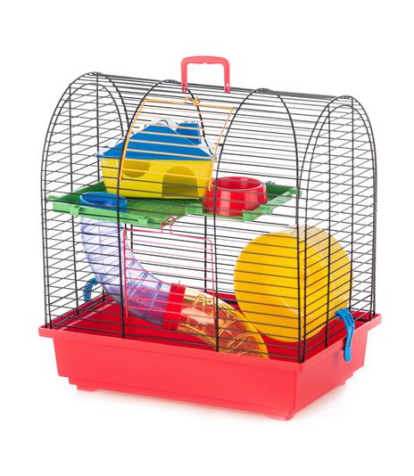 Klatka dla gryzoni Grim II z wyposażeniem