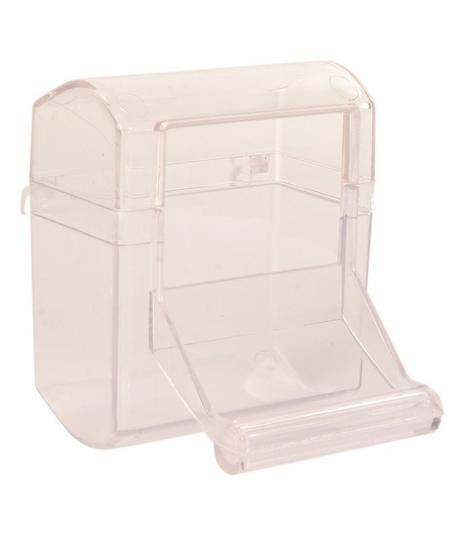 Karmidełko - przeźroczyste - 70ml / 7x7cm