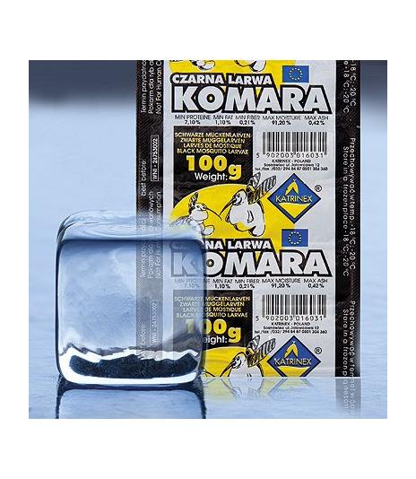 Czarna larwa komara, mrożona - 100g