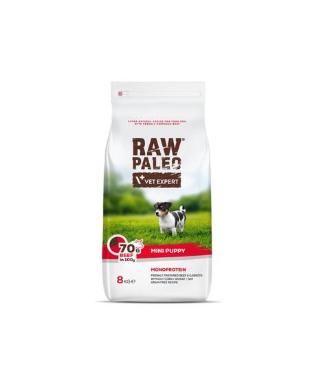 Raw Paleo Puppy Mini Beef 8kg