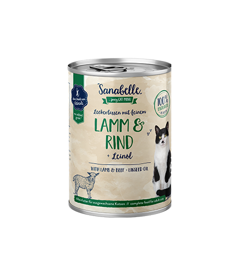 Sanabelle Adult with fine Lamb & Beef 400g