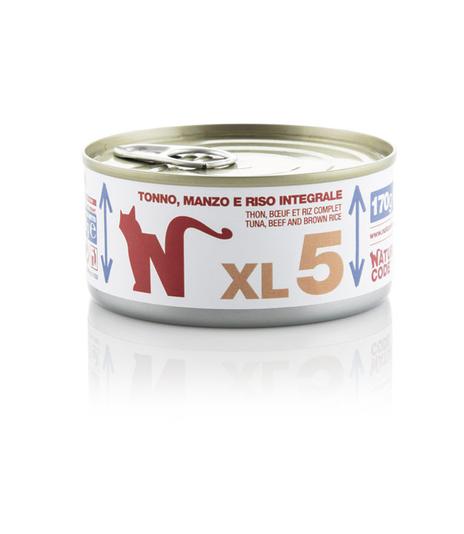 Natural Code Cat XL5 tuna, beef and brown rice 170g
