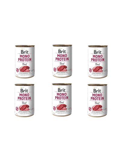 Brit Mono Protein Beef 6x400g