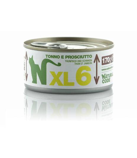 Natural Code Cat XL6 tuna and ham 170g