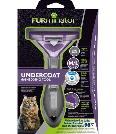 FURminator dla kotów długowłosych M/L