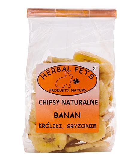 Chipsy naturalne banan 75g