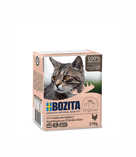 Bozita kawałki w galaretce z wątróbką kurczaka 370g