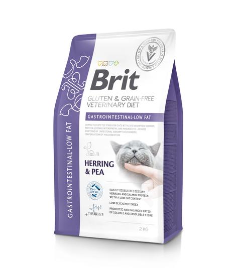 Brit Veterinary Diets Cat GF Gastrointestinal - Low Fat 2kg