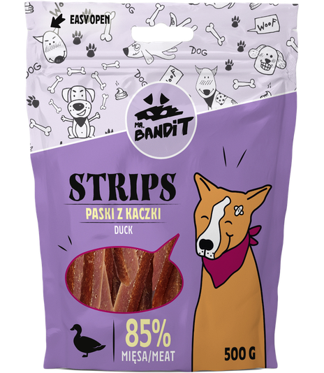 Mr. Bandit Strips Paski z kaczki 500g
