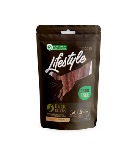 Nature's Protection Lifestyle Snack Duck Sticks 75g