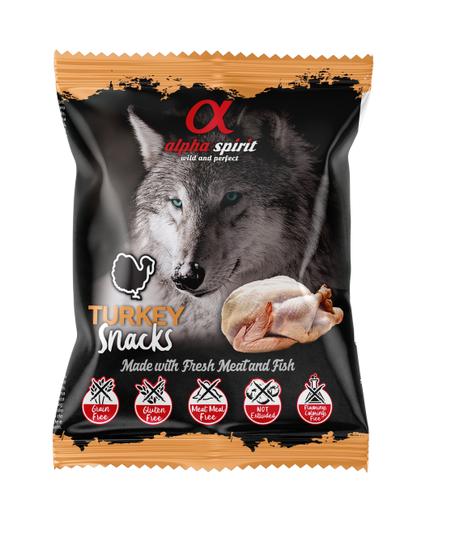 Alpha Spirit Turkey Snacks 50g