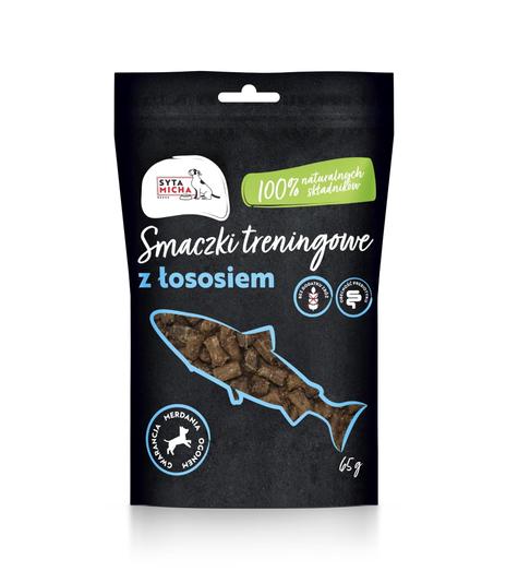 Smaczki treningowe z łososiem 65g