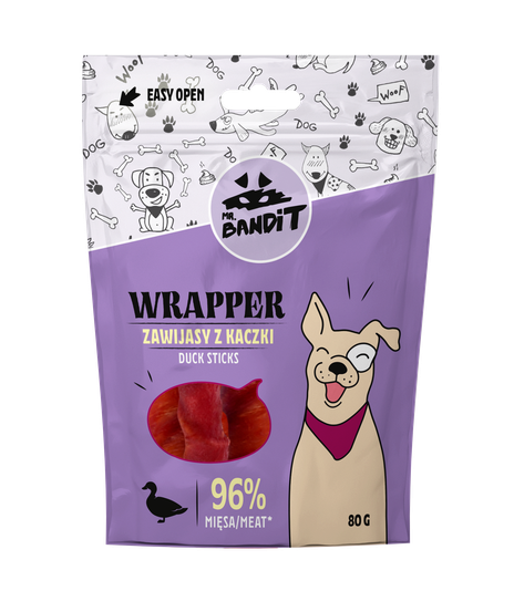 Mr. Bandit Wrapper Zawijasy z kaczki 80g