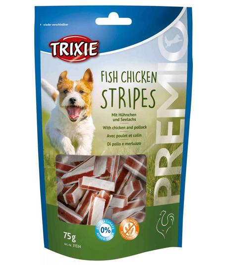 Premio Fish Chicken Stripes 75g