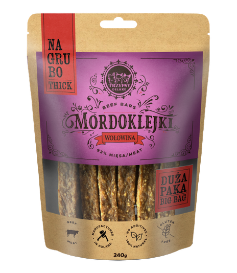 Mordoklejki na grubo Wołowina 240g