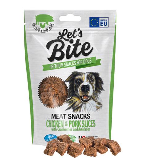 Let’s Bite Meat Snacks Chicken and Pork Slices 80g