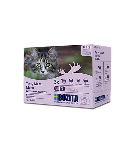 Bozita Saszetki z mięsem Multibox 12x85g