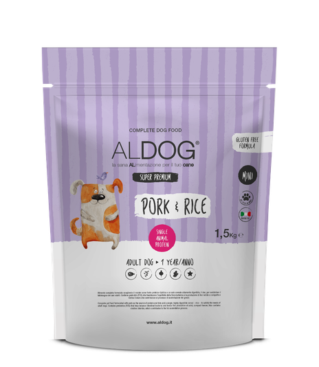 Aldog Mini Pork & Rice 1,5kg