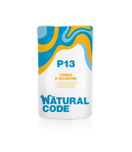 Natural Code Cat P13 Tuna and salmon 70g