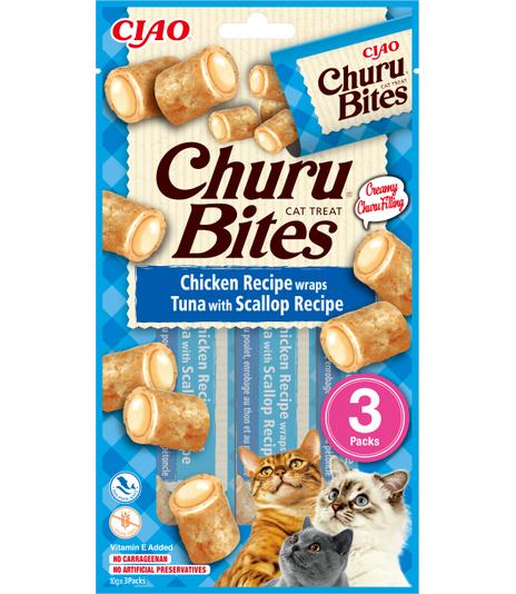 Churu Cat Bites Chicken with Tuna & Scallop 30g